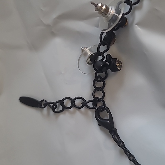 New rhistone necklace black beautiful New holidays - Picture 5 of 7